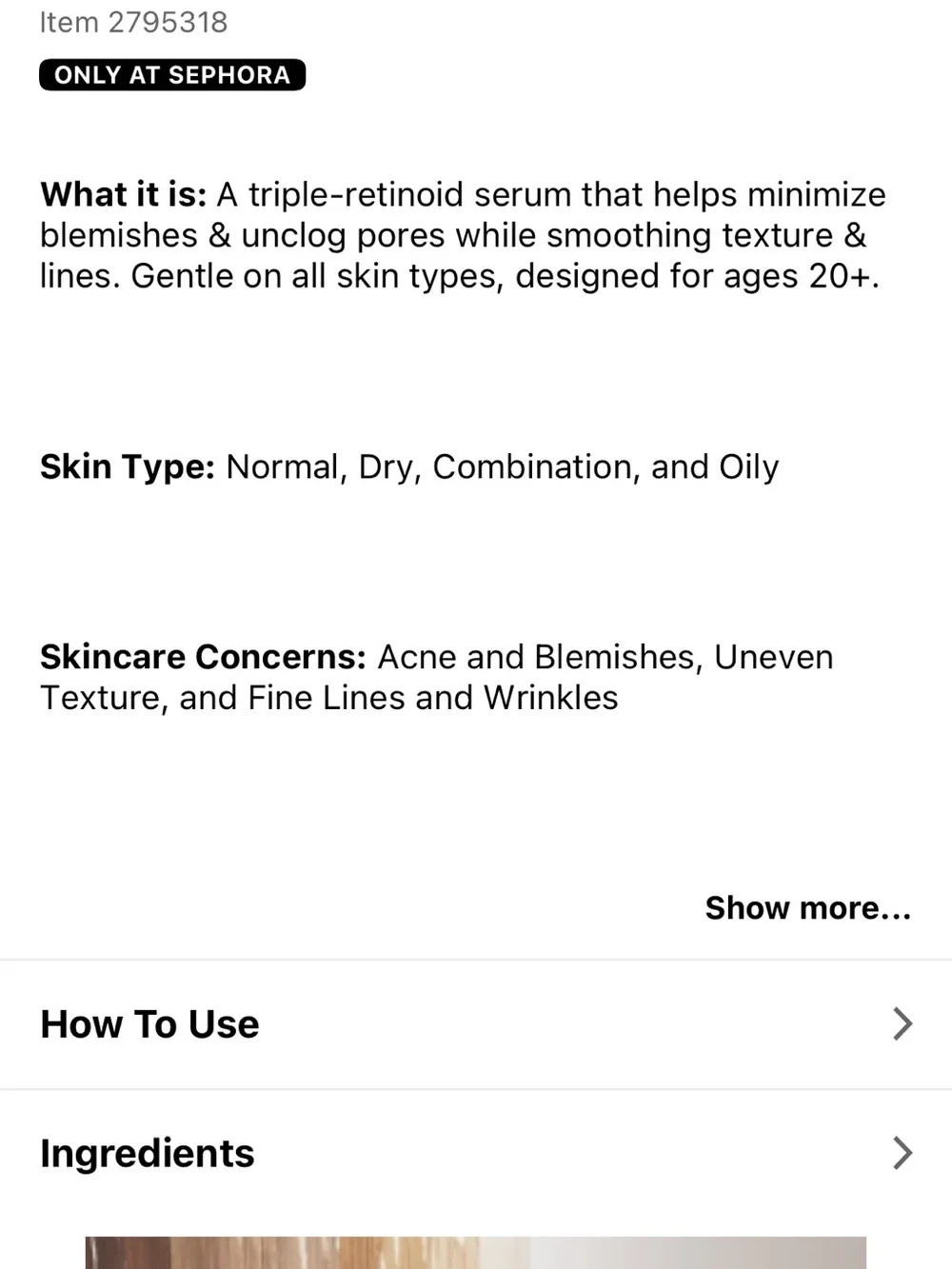 Glow Recipe Blackberry Retinol Blemish Serum - Purple & White
